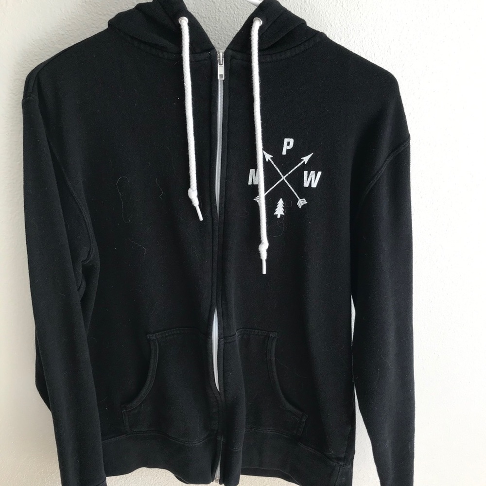 Black Zip Up